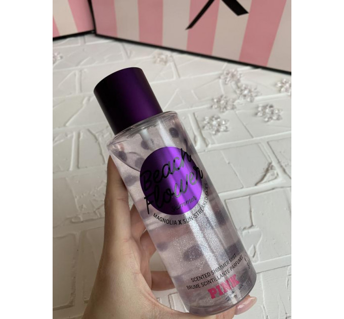 Парфумований спрей для тіла Victoria`s Secret Pink Beach Flower Shimmer Fragrance Body Mist (250 мл)